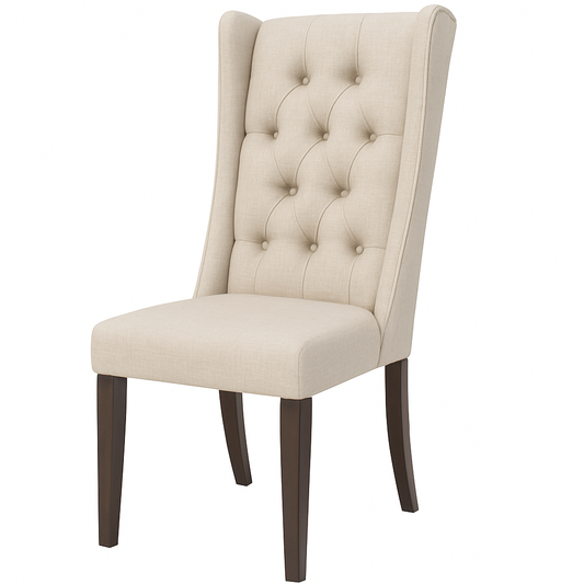 Royal Wingback Dining Chairs – High Back Upholstered Seating in Elegant Design | Luxury Dining Furniture UK