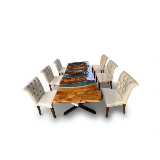 Hardwood and Resin Table UK