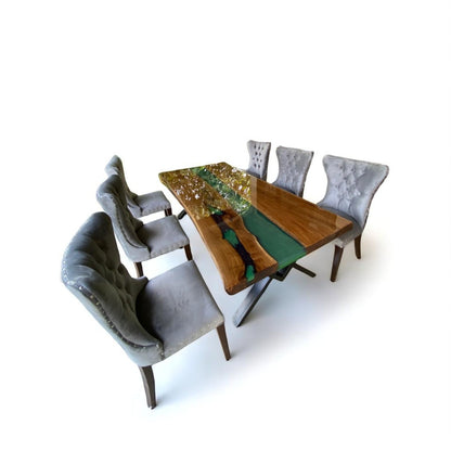 hardwood and resin table UK