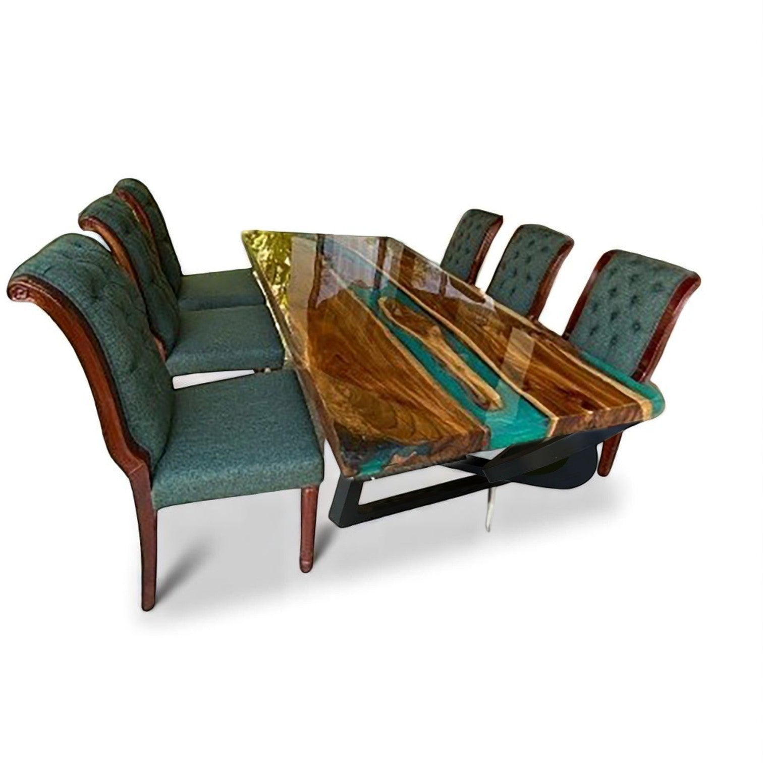hardwood and resin table UK